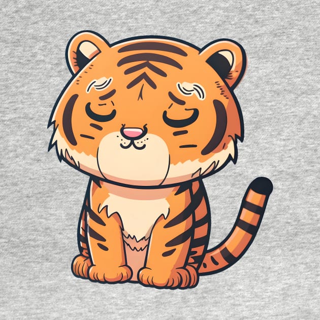 A little tiger very sure of himself, I would say very confident by Cute Planet Earth Mini